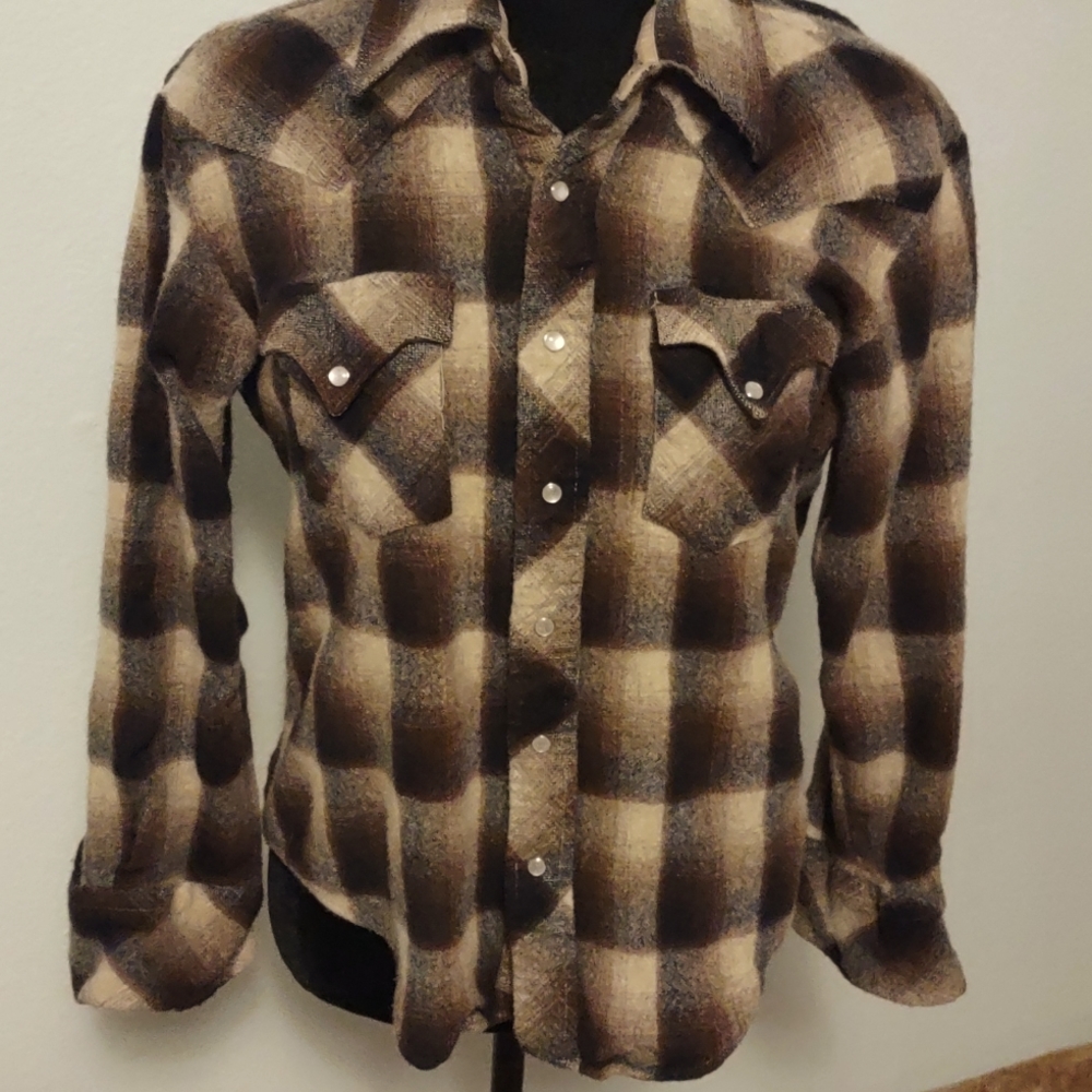 Brown Miller Western Fannel